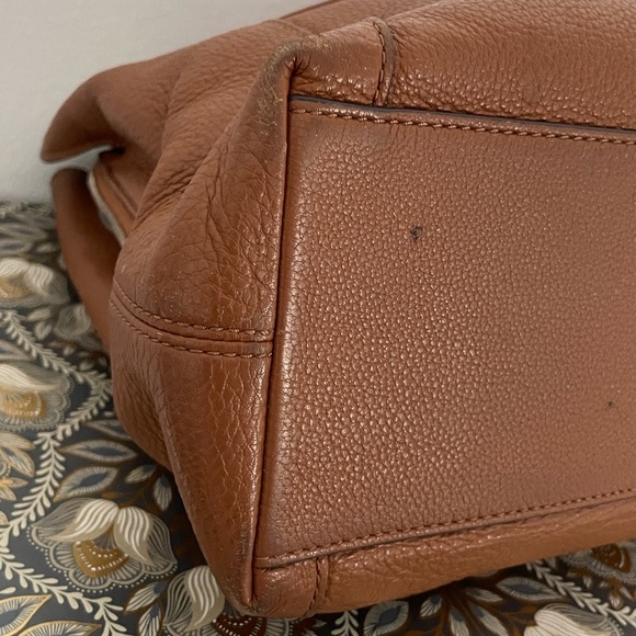 Kate Spade Jackson Triple Compartment Shoulder Tote Satchel Gingerbread color - Picture 11 of 16